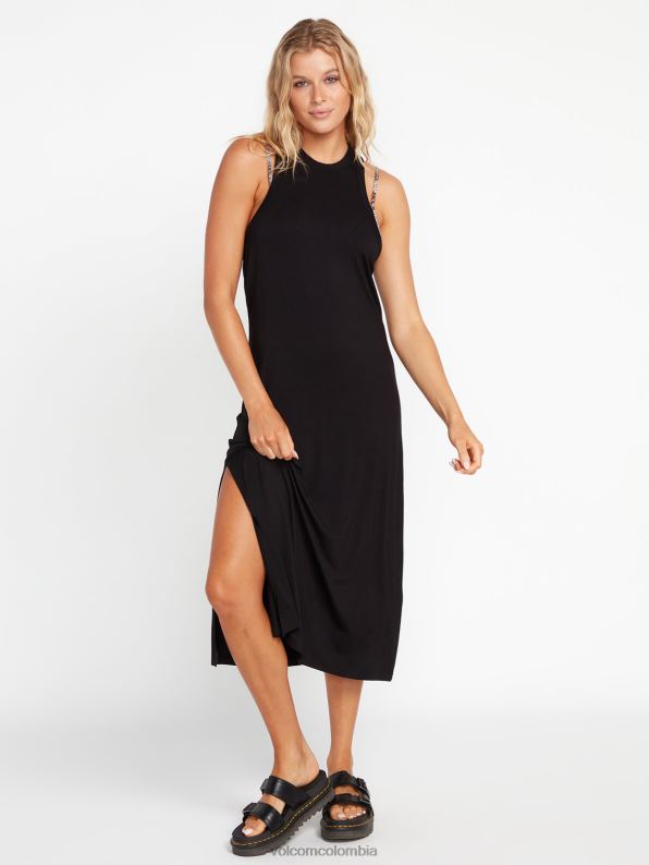 vestido de luz de piedra negro Z44ZX873 ropa mujer