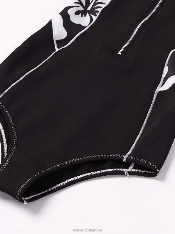 Traje de neopreno short john modulator con cremallera frontal de 1 mm negro Z44ZX1113 ropa mujer