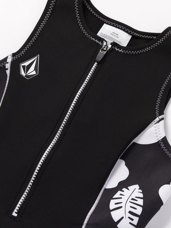 Traje de neopreno short john modulator con cremallera frontal de 1 mm negro Z44ZX1113 ropa mujer