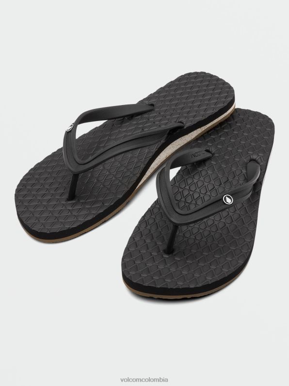 sandalias eco concourse blanco negro Z44ZX1015 calzado mujer
