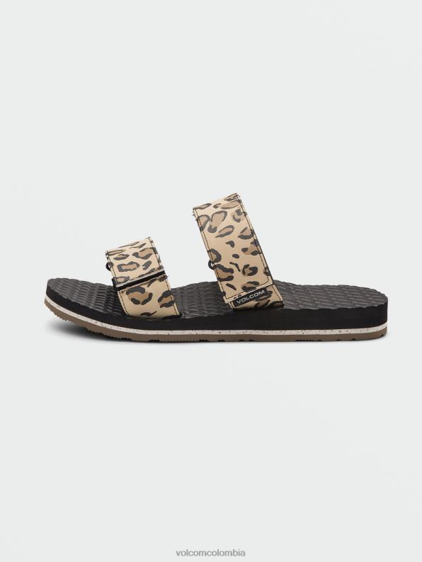 sandalias reclinables ecológicas leopardo Z44ZX1042 calzado mujer