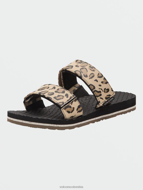 sandalias reclinables ecológicas leopardo Z44ZX1042 calzado mujer