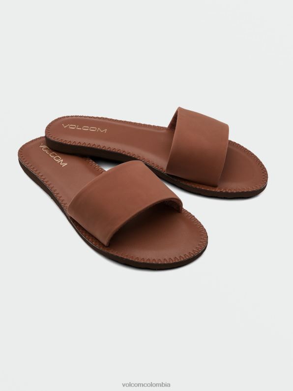 sandalias sencillas arcilla oscura Z44ZX1020 calzado mujer