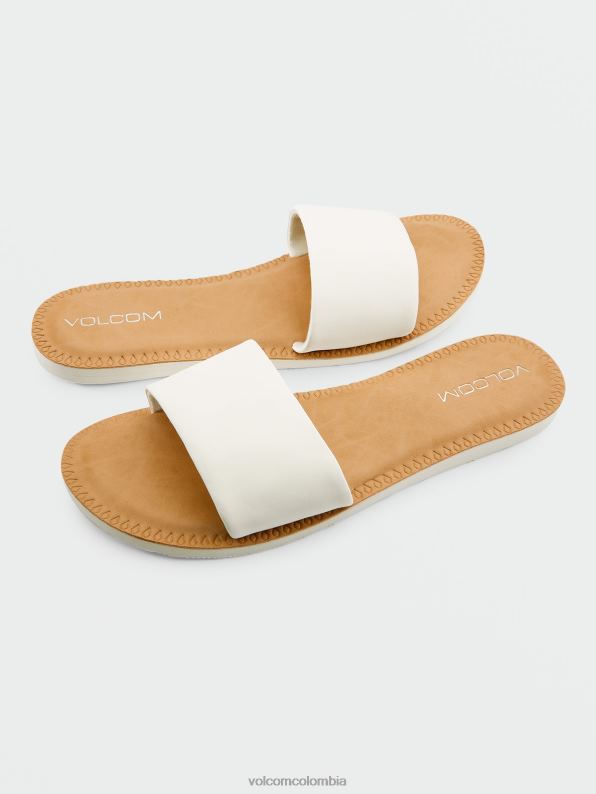 sandalias sencillas blanco Z44ZX990 calzado mujer