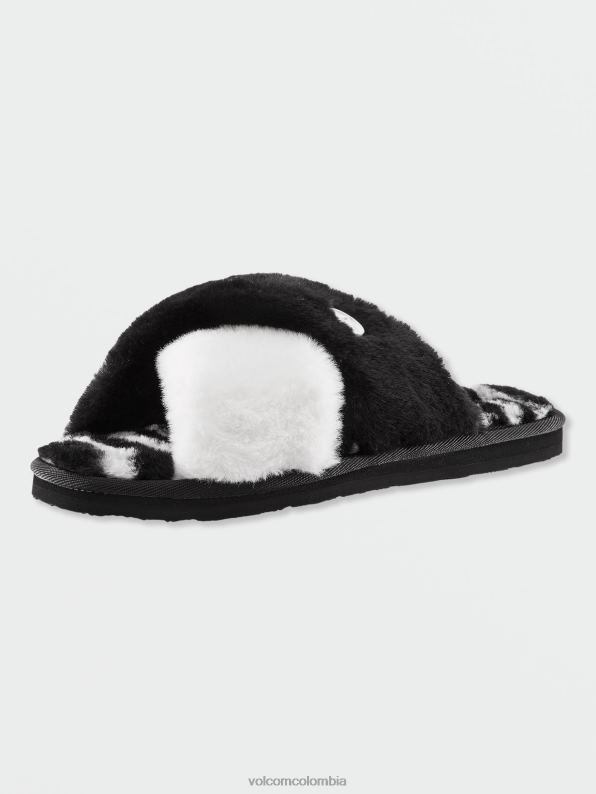 sandalia estilo slip living in lounge blanco negro Z44ZX1045 calzado mujer