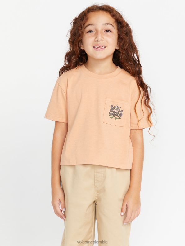 camiseta con esfera de bolsillo arcilla Z44ZX1320 ropa chicas