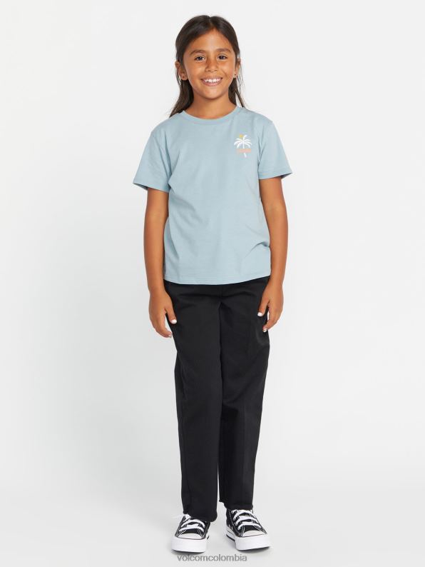 camiseta de la última fiesta azul ahumado Z44ZX1332 ropa chicas