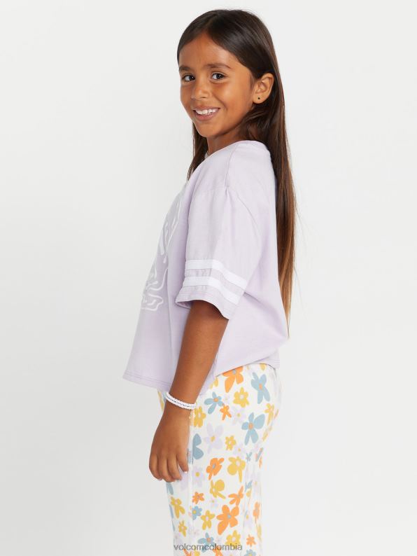 camiseta verdaderamente avivada morado claro Z44ZX1322 ropa chicas