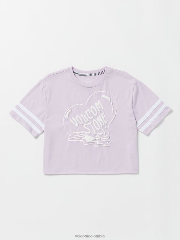 camiseta verdaderamente avivada morado claro Z44ZX1322 ropa chicas