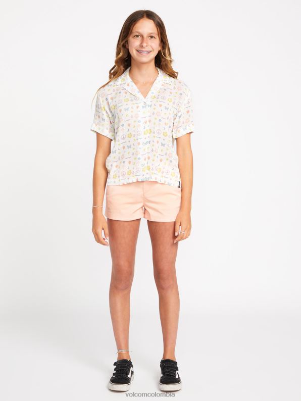 parte superior del libro de pegatinas estrella blanca Z44ZX1334 ropa chicas