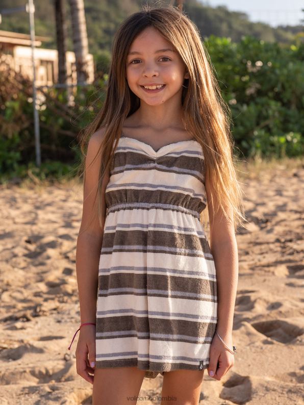 mameluco de tiempo de toalla pizarra gris Z44ZX1343 ropa chicas