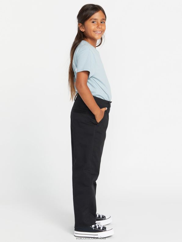 qué pantalones chinos negro Z44ZX1351 ropa chicas