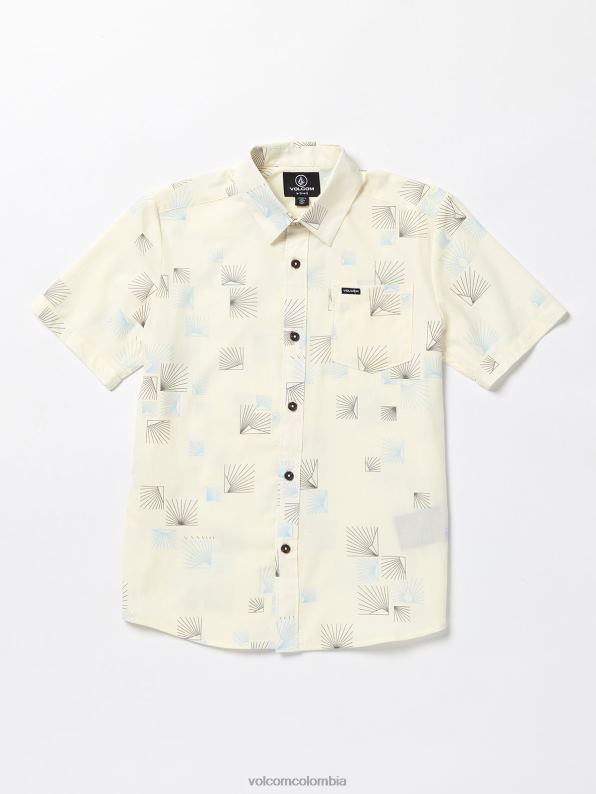 camisa de manga corta de piedra escaladora blanco sucio Z44ZX1166 ropa Niños