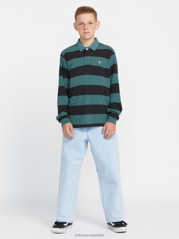 polo de manga larga bolders servicio azul Z44ZX1173 ropa Niños