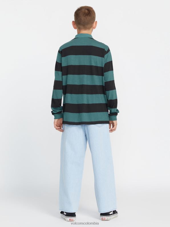 polo de manga larga bolders servicio azul Z44ZX1173 ropa Niños