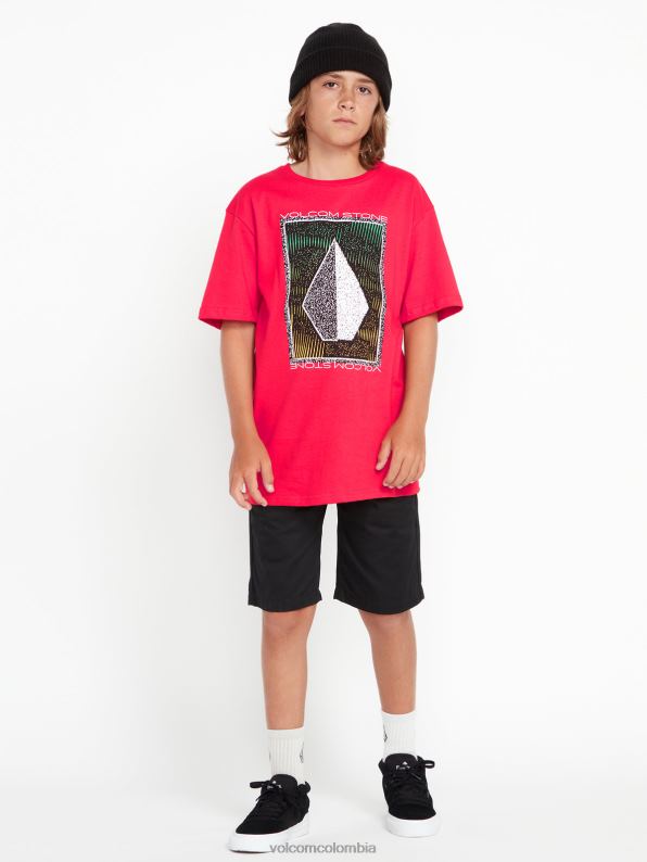 camiseta de manga corta de concurso cinta roja Z44ZX1125 ropa Niños