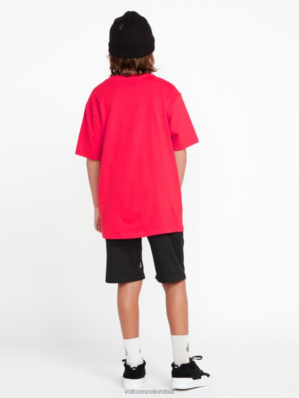 camiseta de manga corta de concurso cinta roja Z44ZX1125 ropa Niños