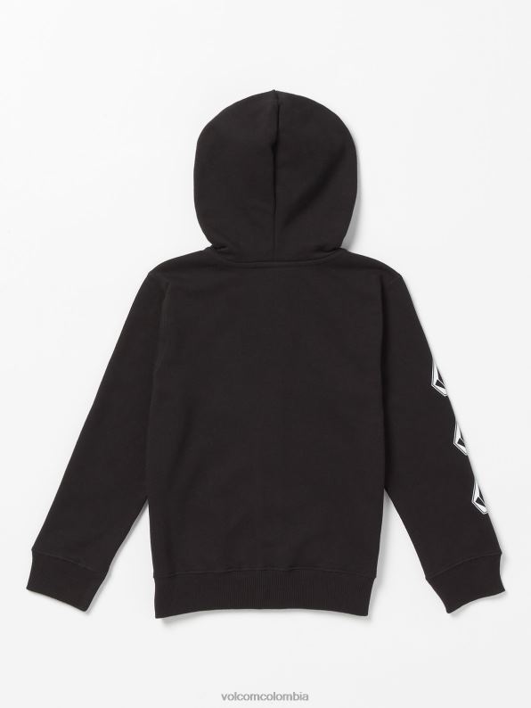 chamarra con cremallera iron91 negro Z44ZX1203 ropa Niños