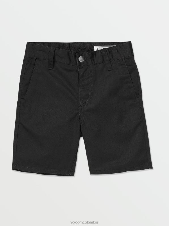 malditos pantalones cortos chinos negro Z44ZX1221 ropa Niños