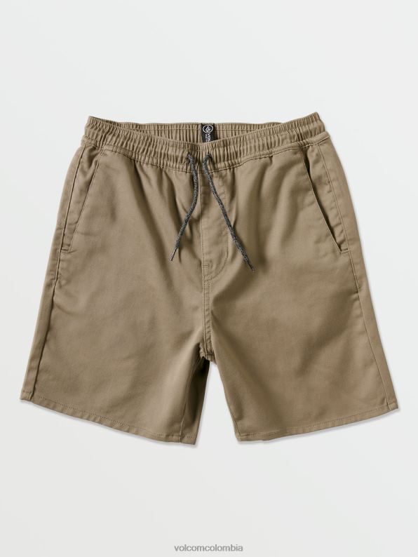 malditos shorts elásticos caqui Z44ZX1214 ropa Niños
