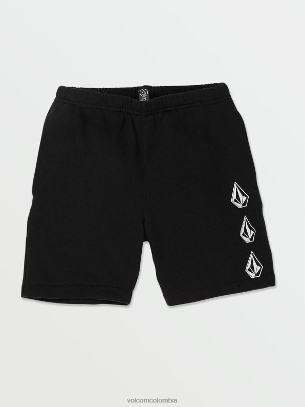 malditos shorts elásticos negro Z44ZX1213 ropa Niños