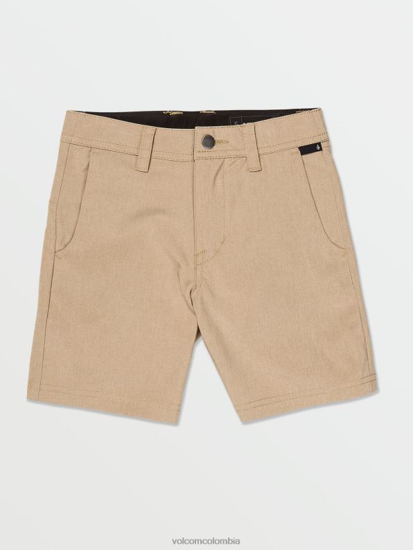 malditos shorts estáticos cruzados caqui oscuro Z44ZX1206 ropa Niños