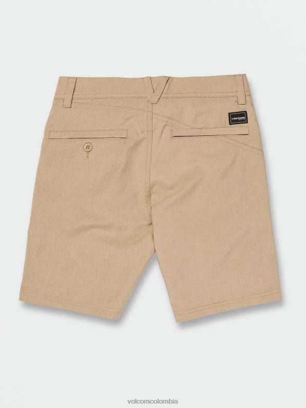 malditos shorts estáticos cruzados caqui oscuro Z44ZX1230 ropa Niños