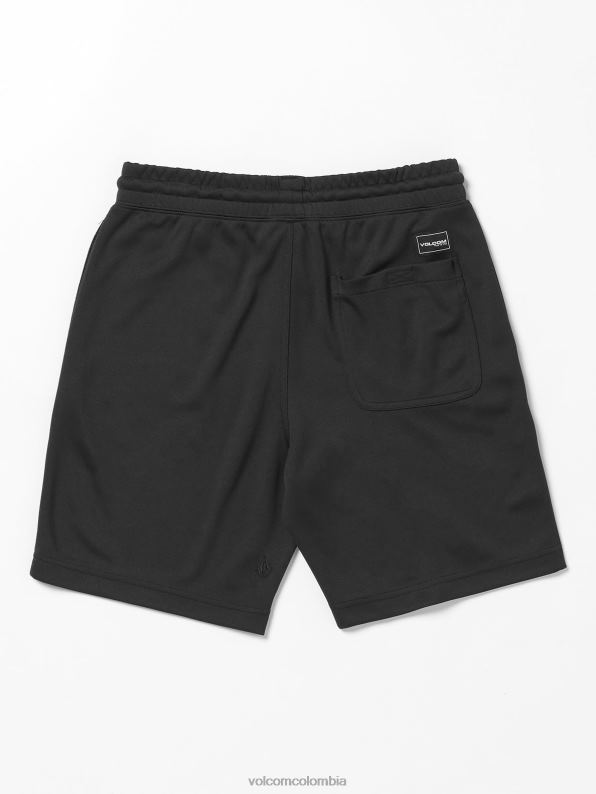 pantalones cortos con cintura elástica negro Z44ZX1233 ropa Niños