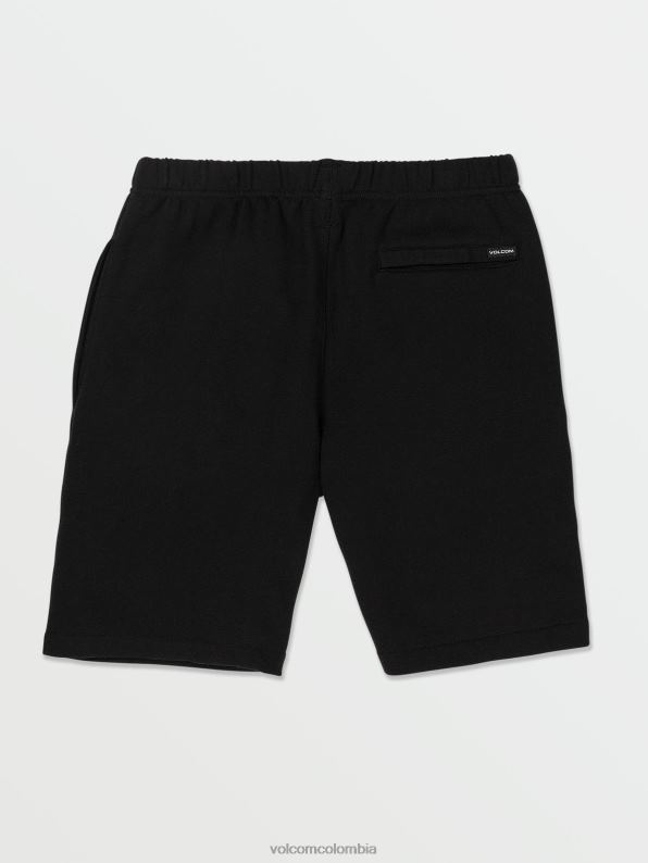 shorts de polar con piedra icónica negro Z44ZX1225 ropa Niños