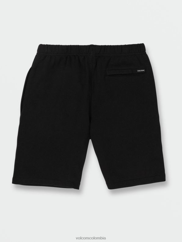 shorts de polar con piedra icónica negro Z44ZX1225 ropa Niños