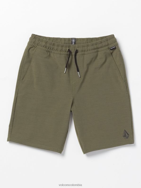 shorts híbridos con cintura elástica y bajo pedrería bisonte Z44ZX1238 ropa Niños