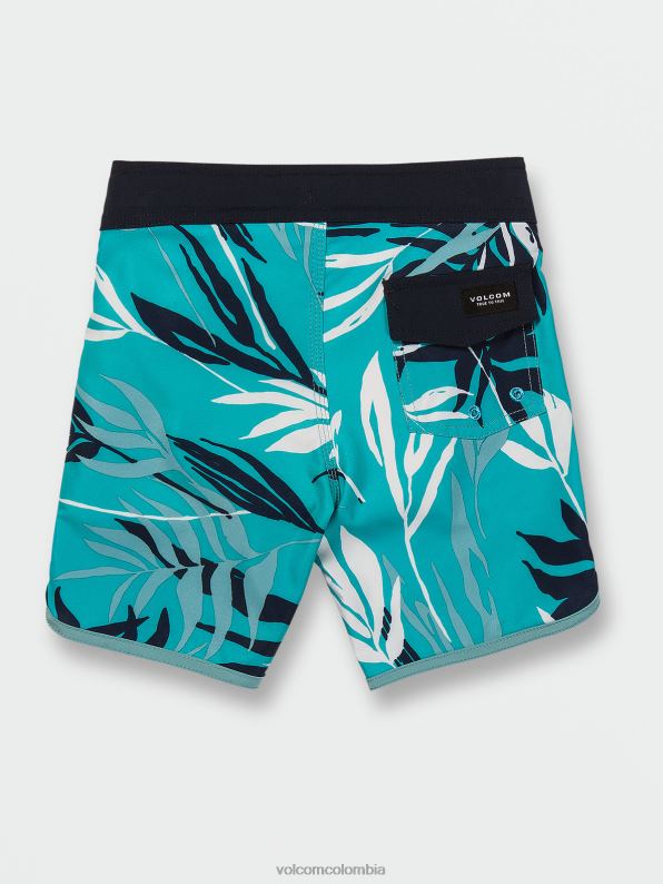 baúles de tecnología mod con hojas sangrantes azul eléctrico Z44ZX1242 ropa Niños