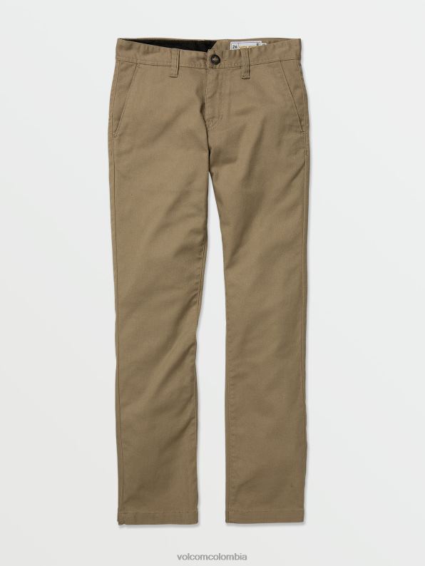 malditos pantalones chinos elásticos modernos caqui Z44ZX1264 ropa Niños