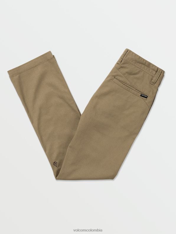 malditos pantalones chinos elásticos modernos caqui Z44ZX1264 ropa Niños