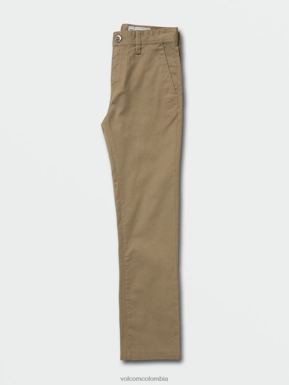 malditos pantalones chinos elásticos modernos caqui Z44ZX1264 ropa Niños