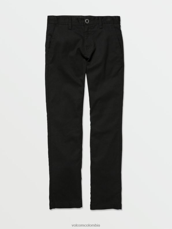 malditos pantalones chinos elásticos modernos negro Z44ZX1263 ropa Niños