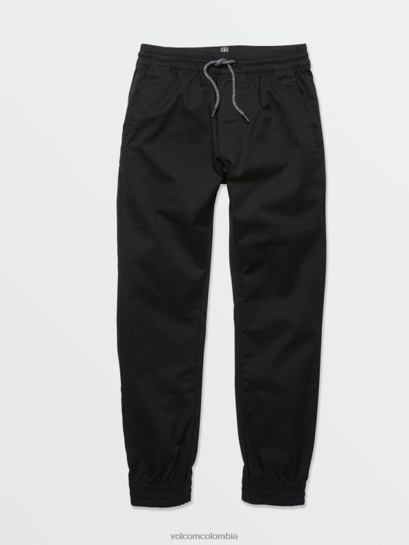 malditos pantalones jogger ajustados negro Z44ZX1261 ropa Niños