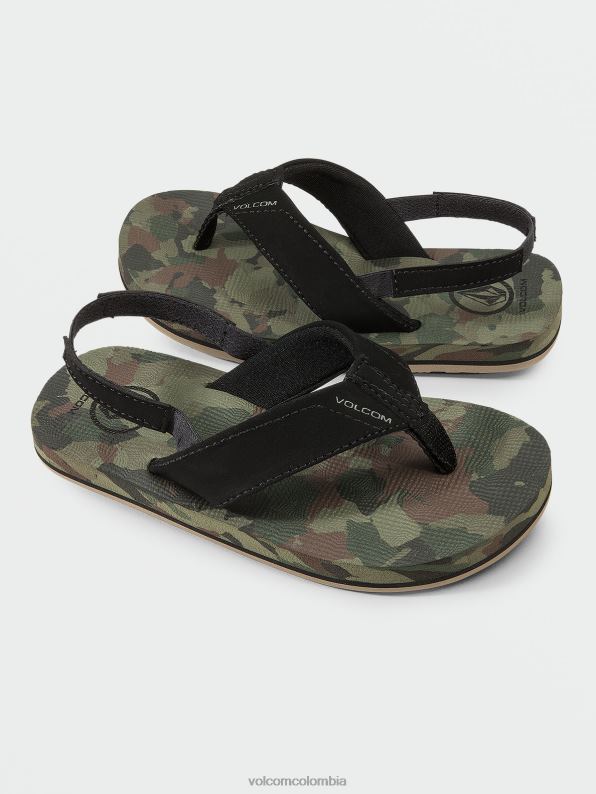 sandalias víctor camuflaje oscuro Z44ZX1316 calzado Niños