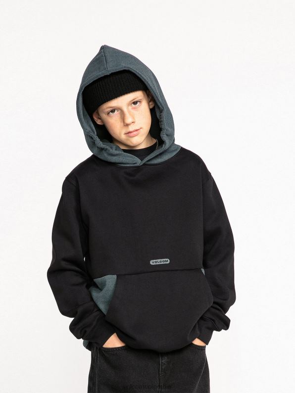 forzee sudadera con capucha negro Z44ZX1186 ropa Niños