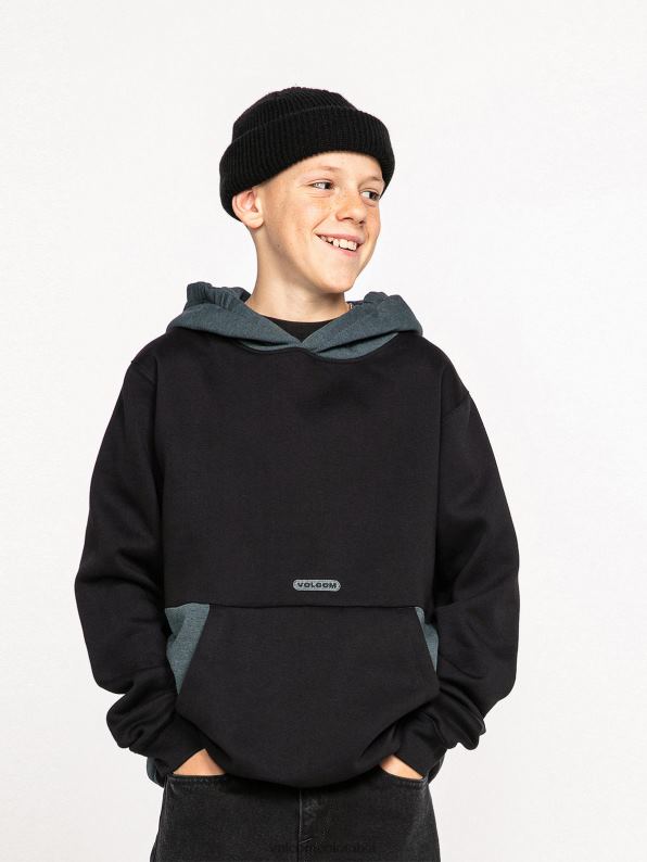 forzee sudadera con capucha negro Z44ZX1186 ropa Niños